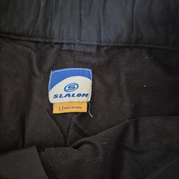 Black Ski Pants with Elastic Waistband - Picture 2 of 2